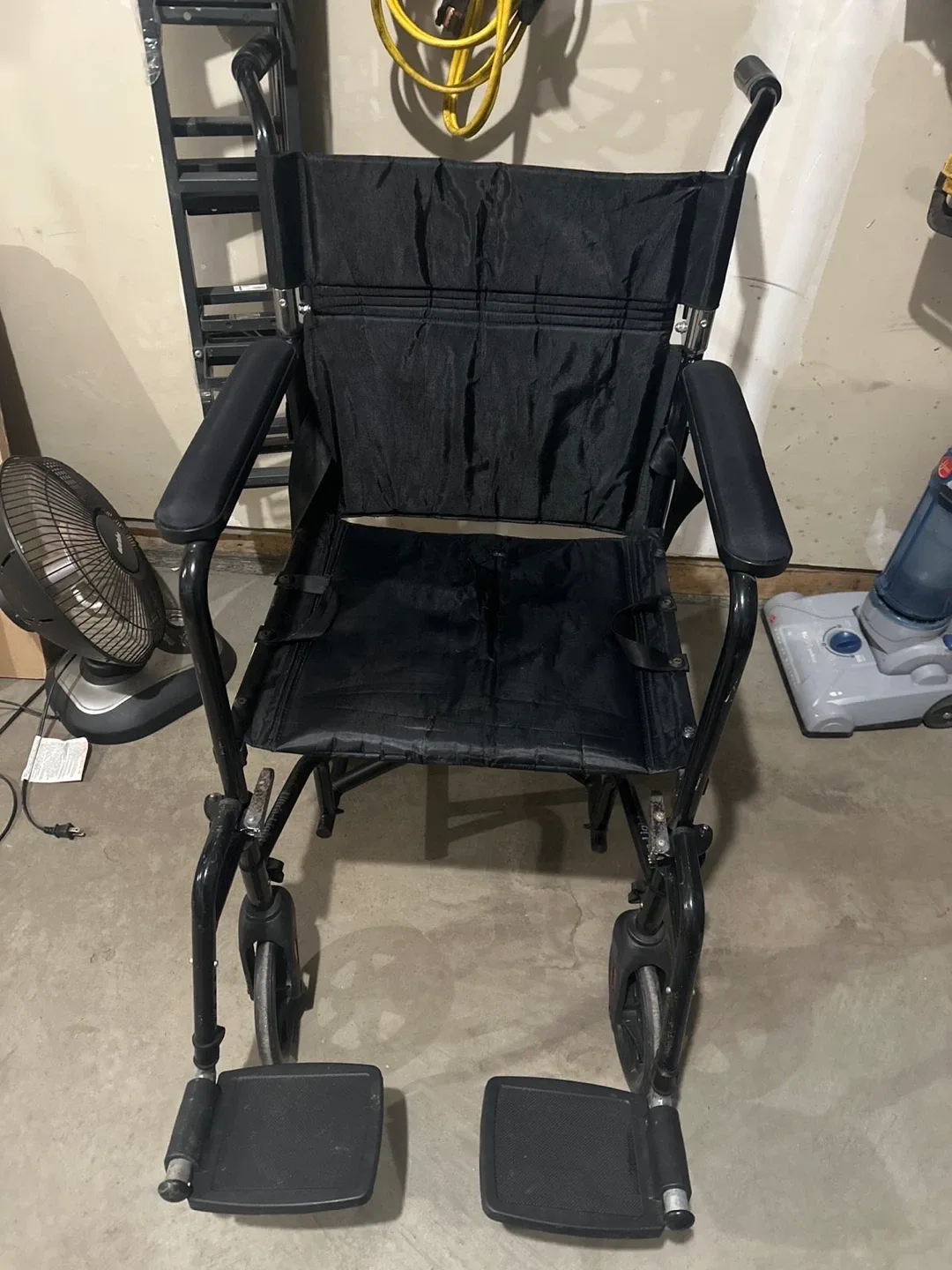 Airgo Ultra-Light Black Transport Wheelchair