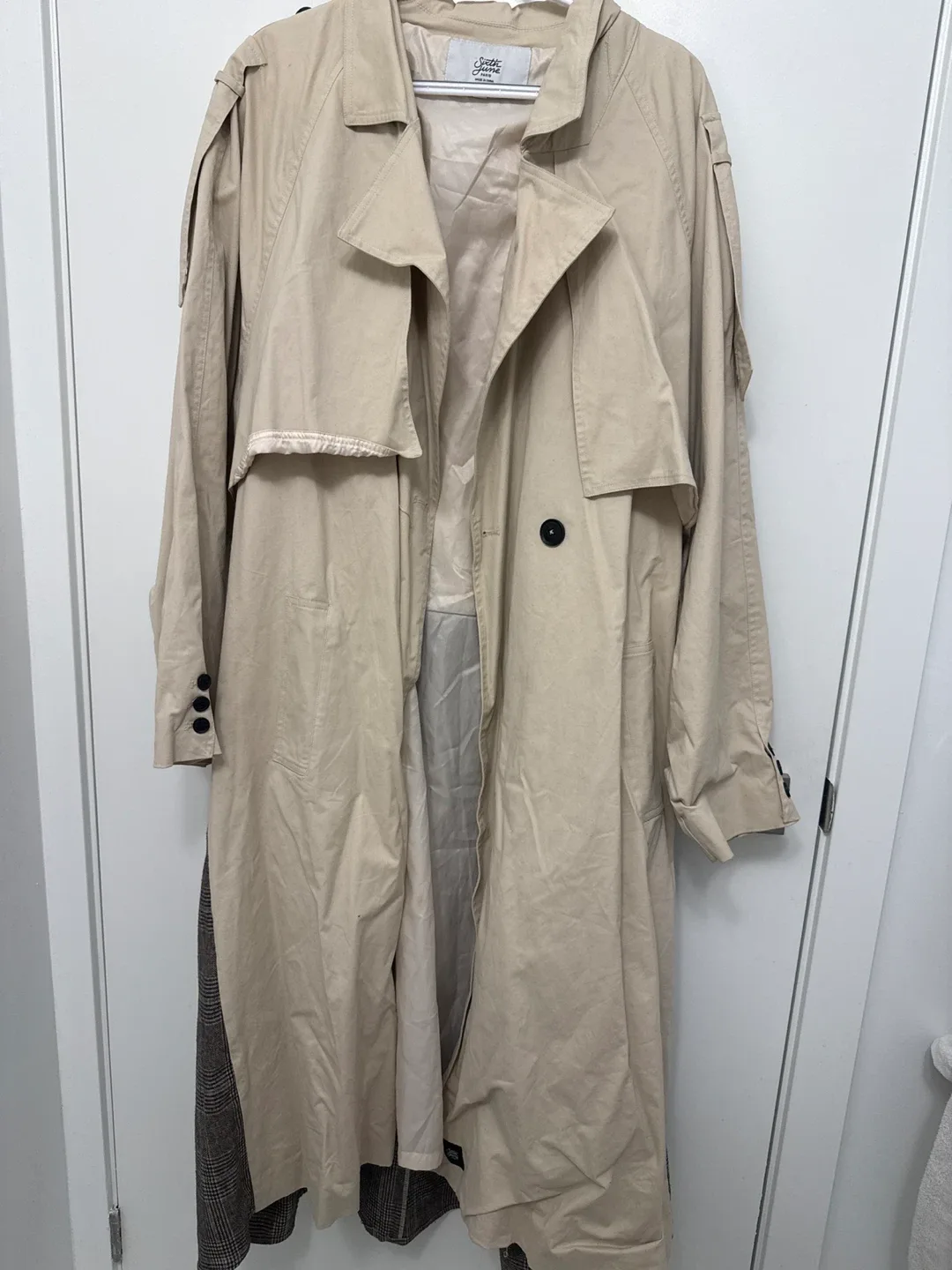 Softy Canvas Trench Coat