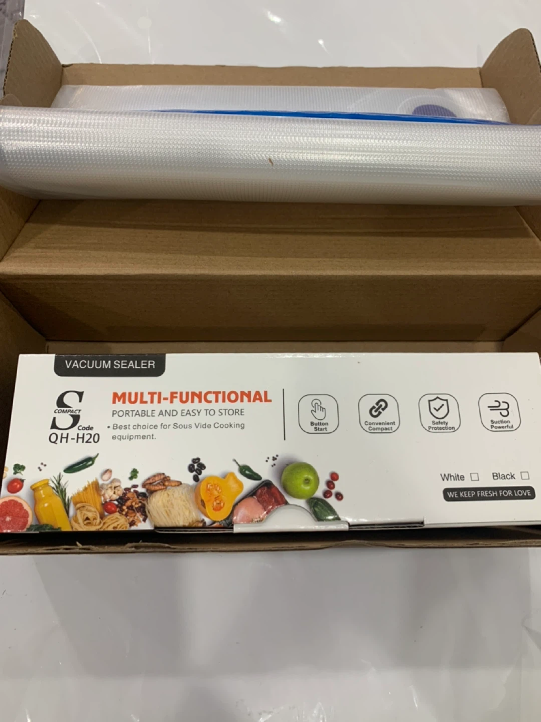 New Compact Code QH-H20 Handheld Vacuum Sealer - photo 5
