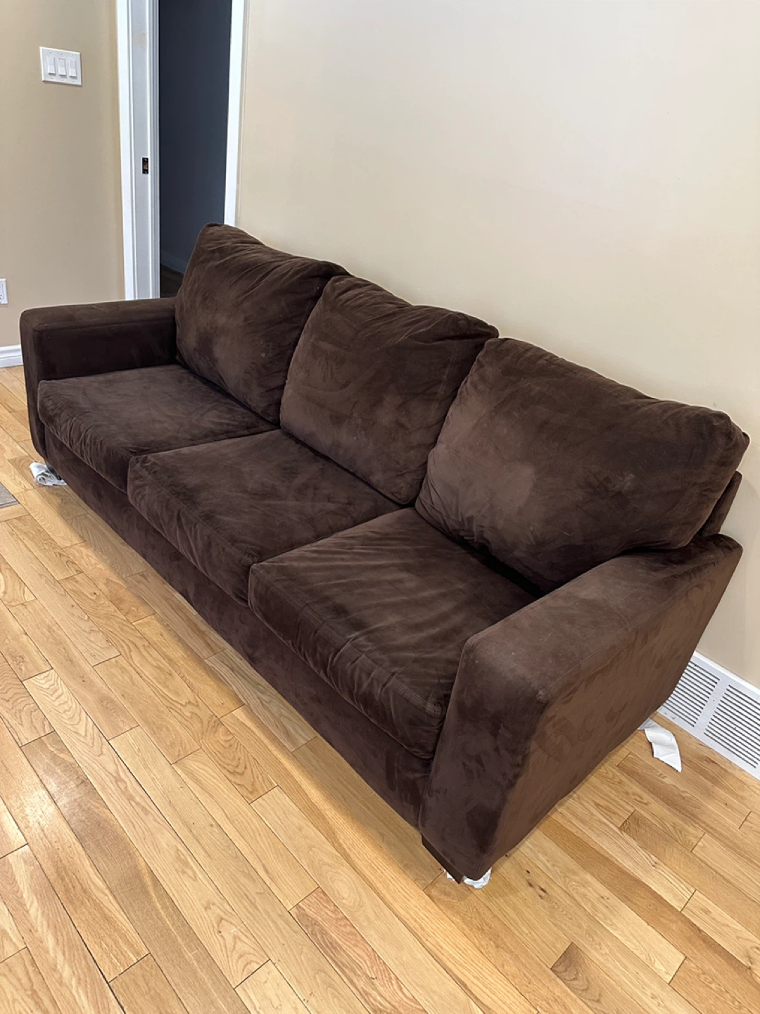 Modern Brown Microfiber Sofa & Loveseat Set (CAN DELIVER) - photo 4