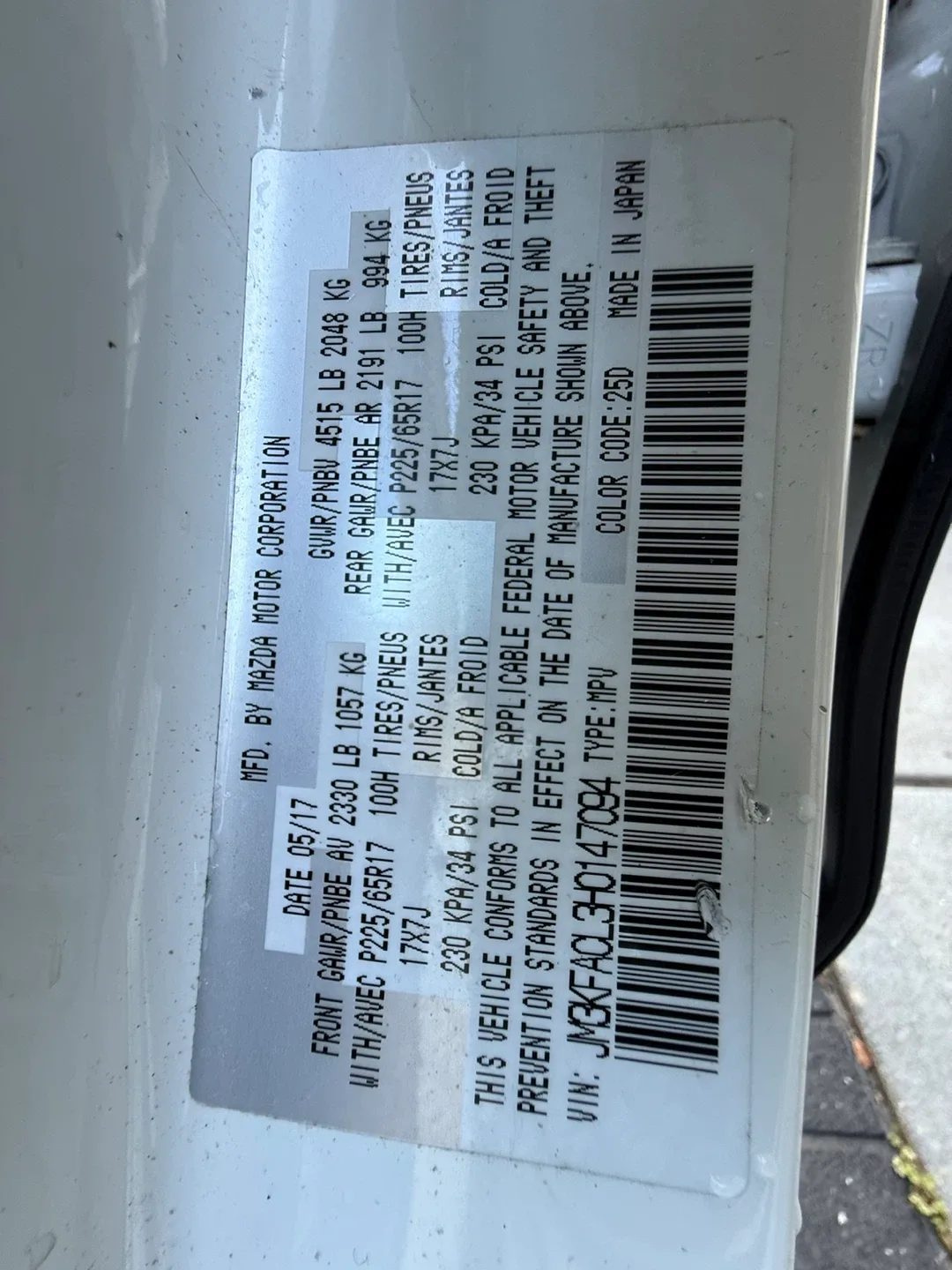 2017 White Mazda CX-5 grand touring image indicator(7)