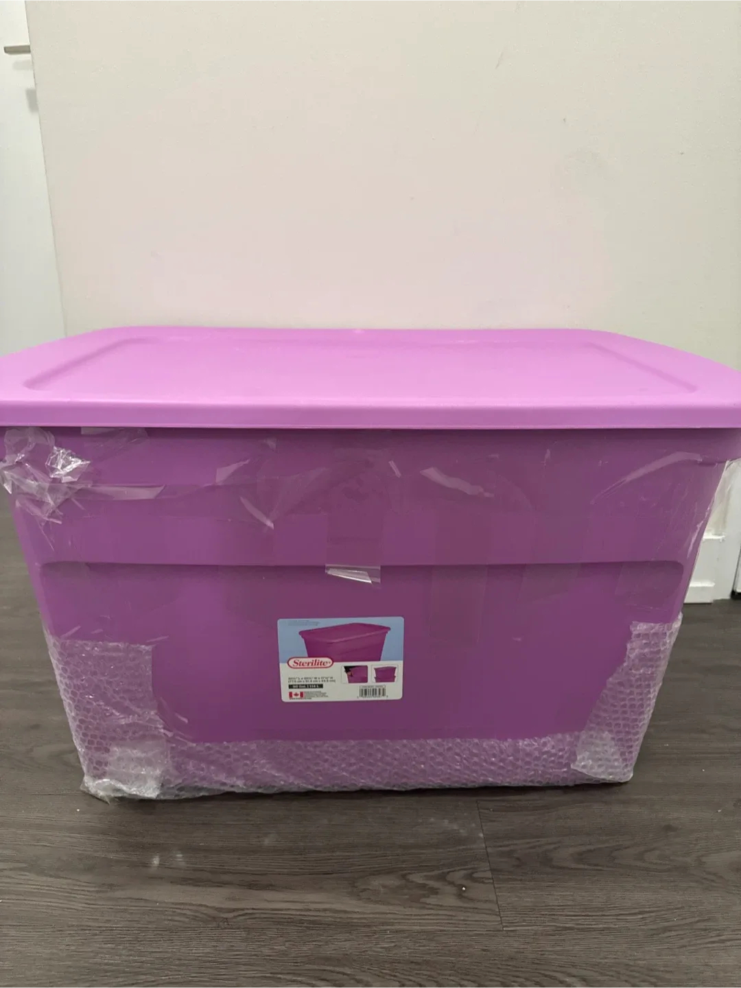 Sterilite Purple Storage Box