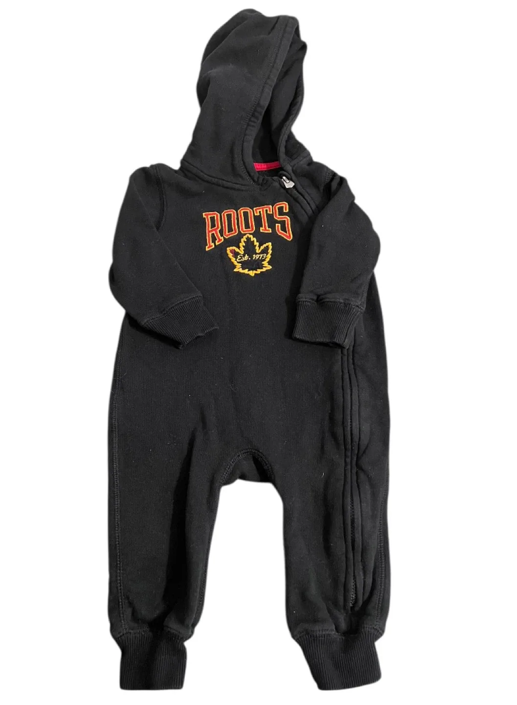 Roots Baby Hooded Romper – Size 6–12M – Like New