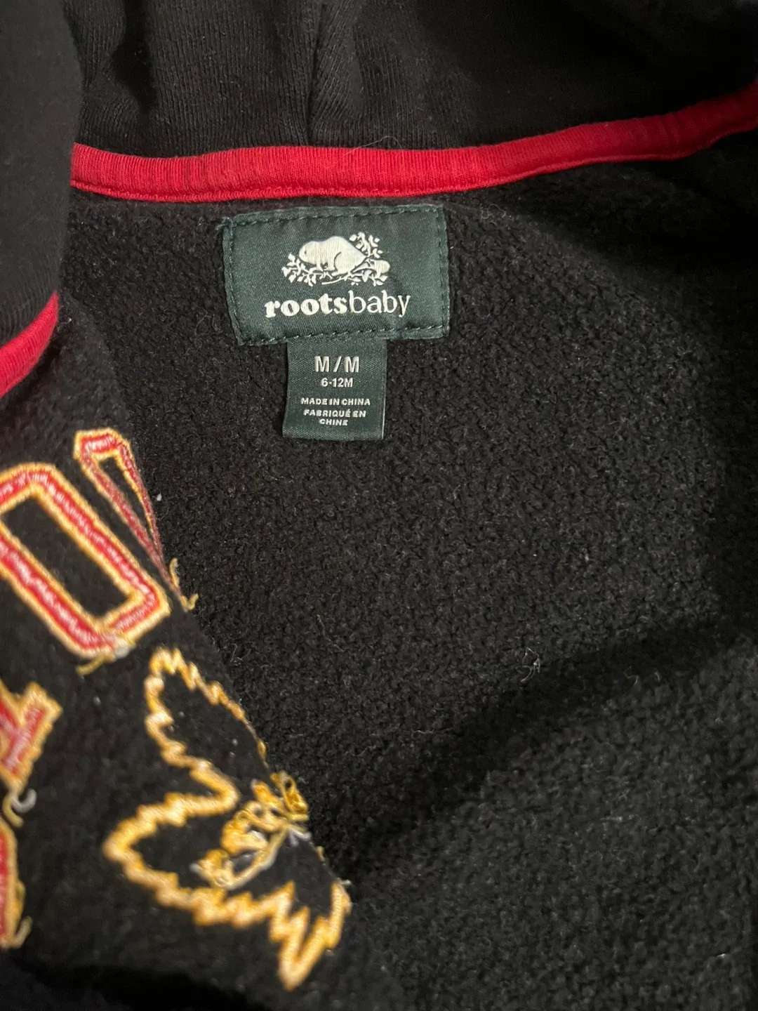 Roots Baby Hooded Romper – Size 6–12M – Like New image indicator(3)