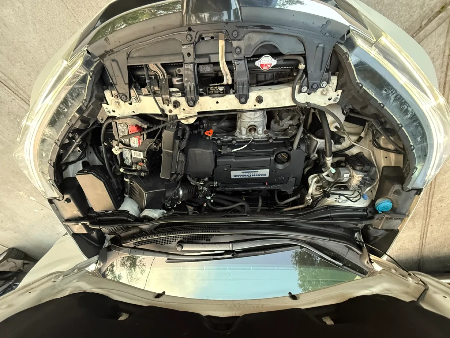 2015 White Honda CR-V AWD EX image indicator(9)