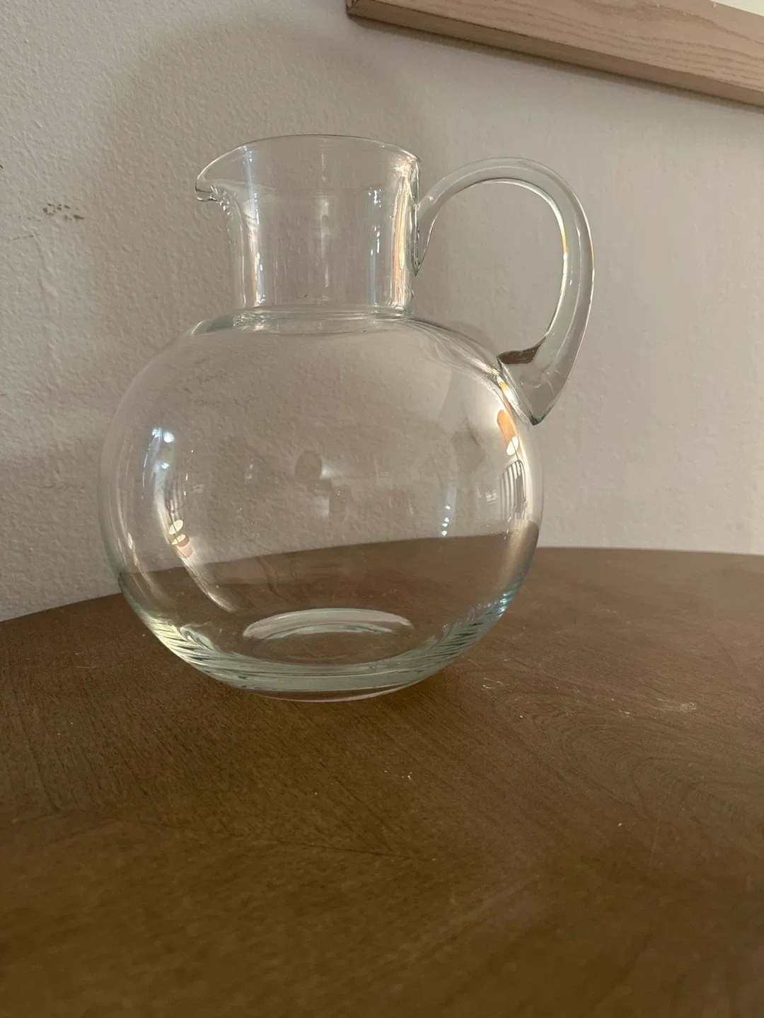 Glass Round Pitcher