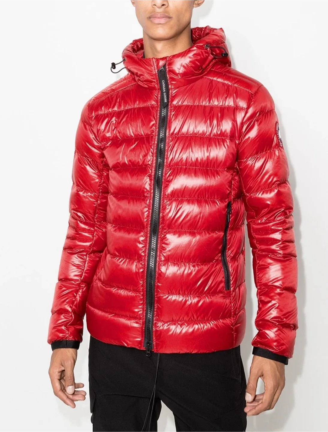 Canada Goose Garson Red Puffer Jacket