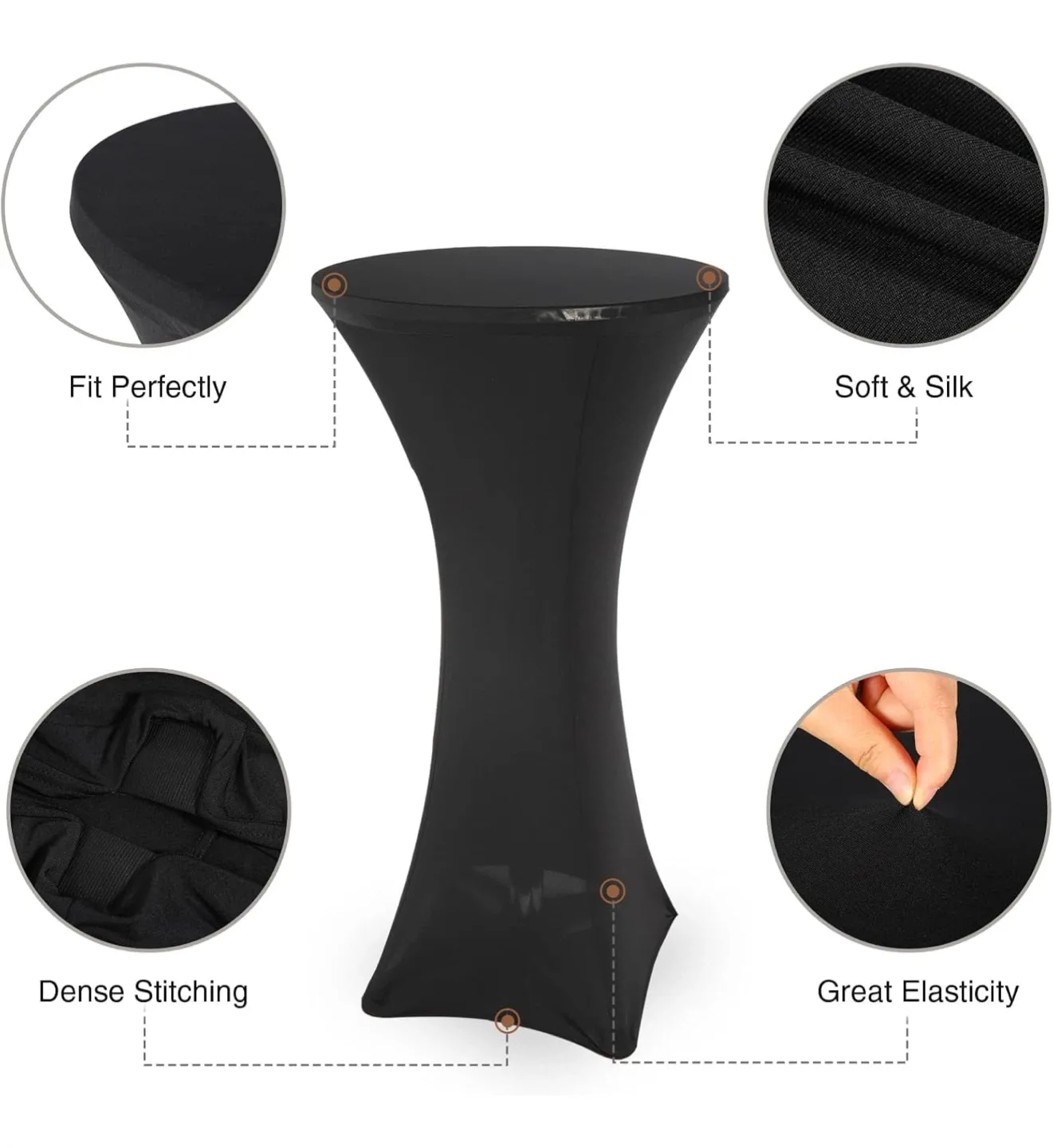 Adjustable Height Round Bar Table image indicator(8)