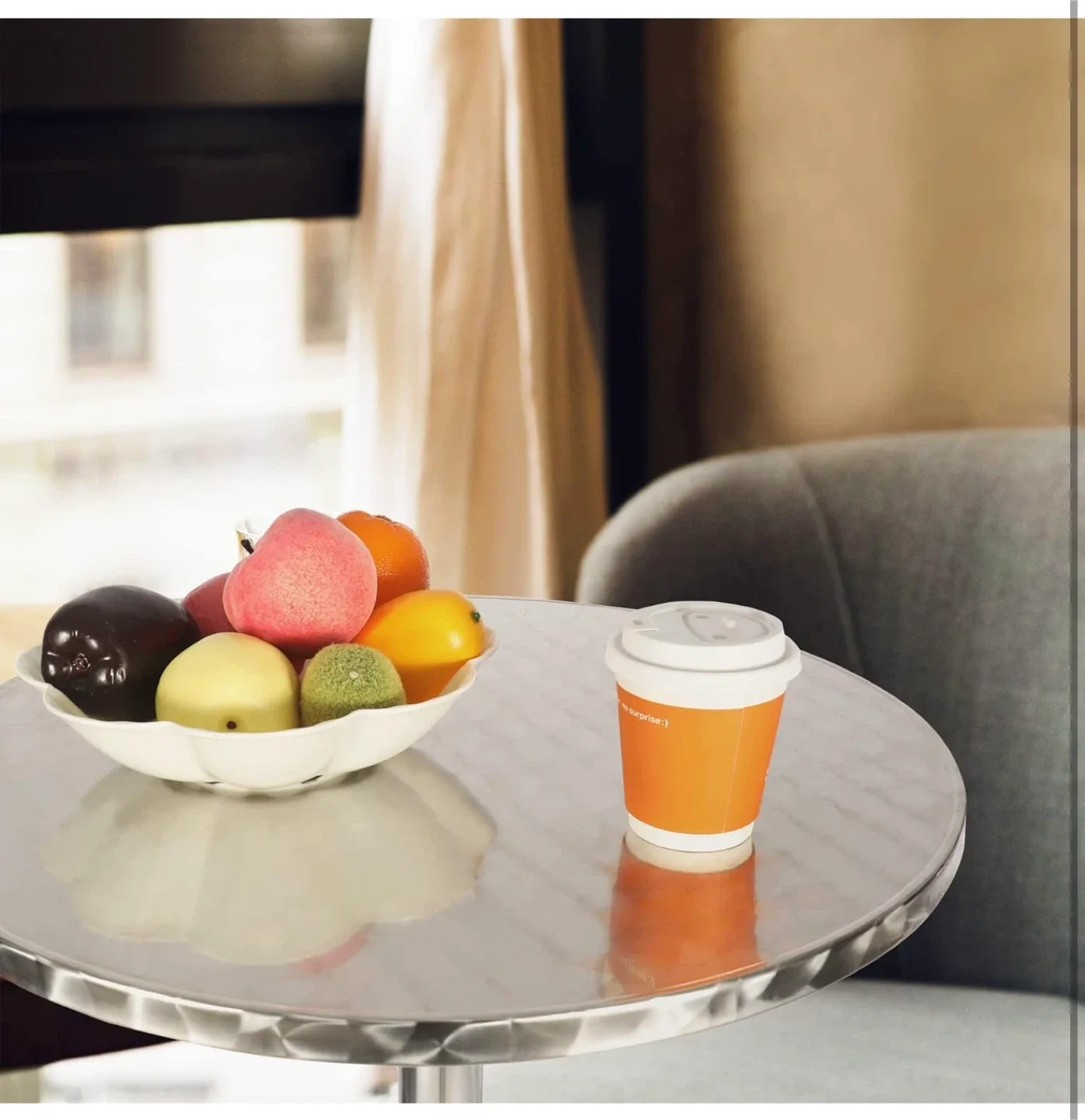 Adjustable Height Round Bar Table image indicator(10)