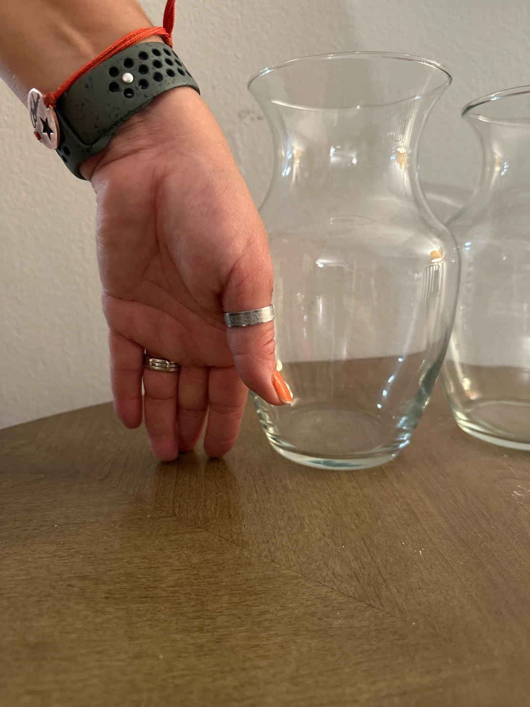 Clear Glass Vase Set - photo 3