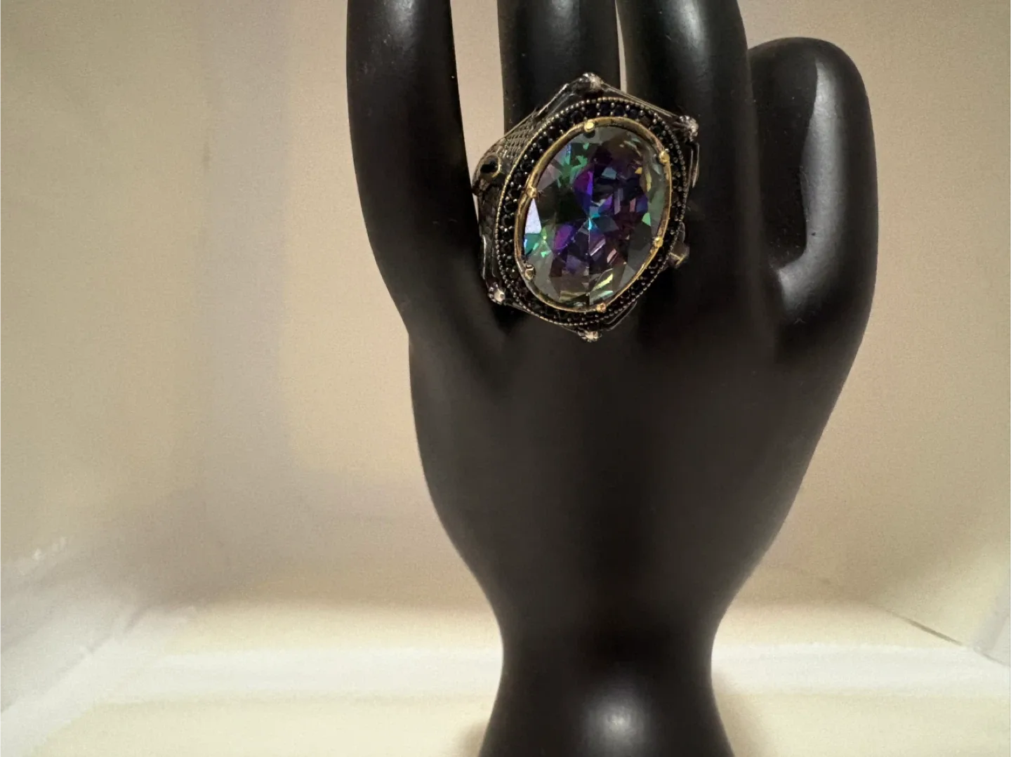 Sterling Silver Mystic Topaz Ring image indicator(3)