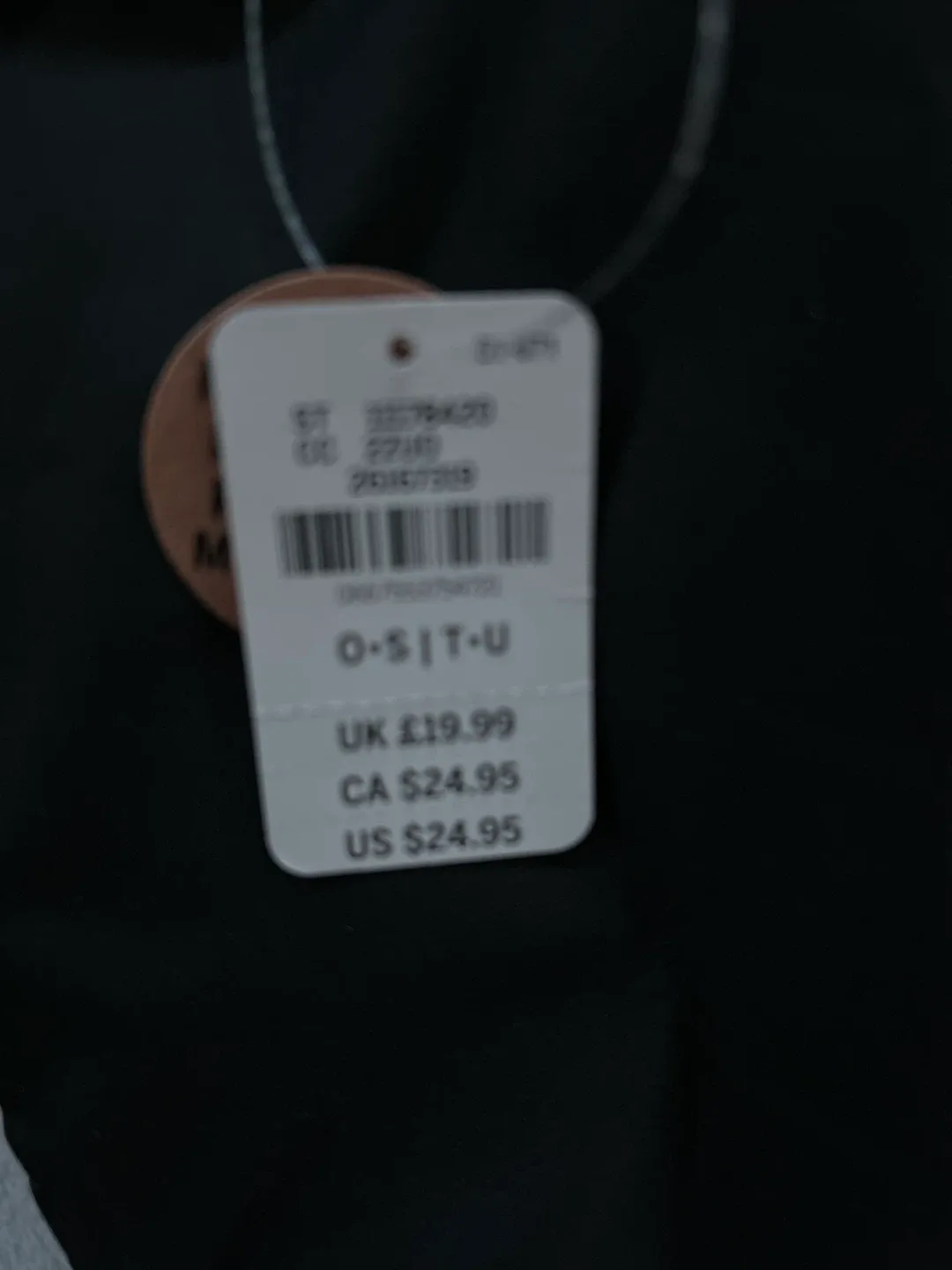 PINK Black Drawstring Backpack - New with Tags! image indicator(7)