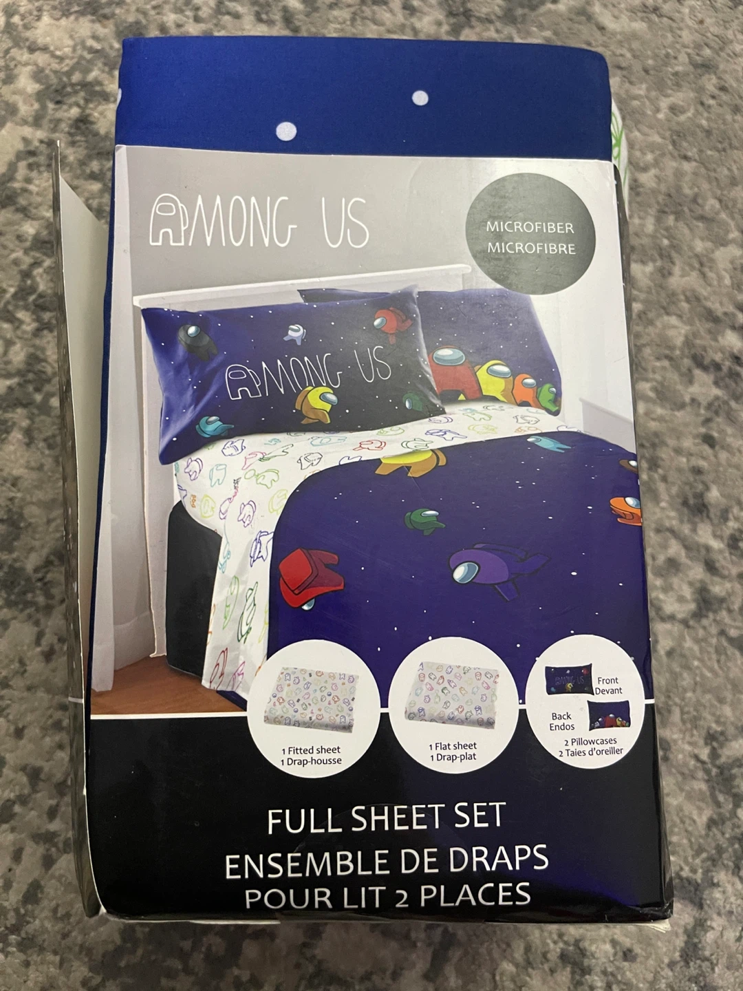 Among Us Full Sheet Set - New in Box! - photo 2