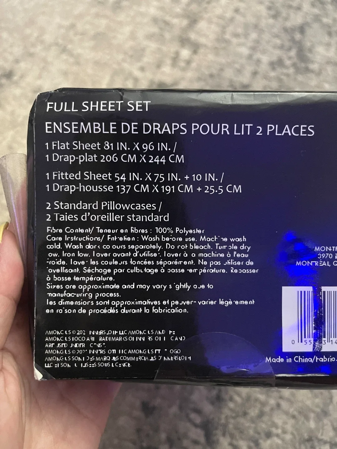 Among Us Full Sheet Set - New in Box! image indicator(3)