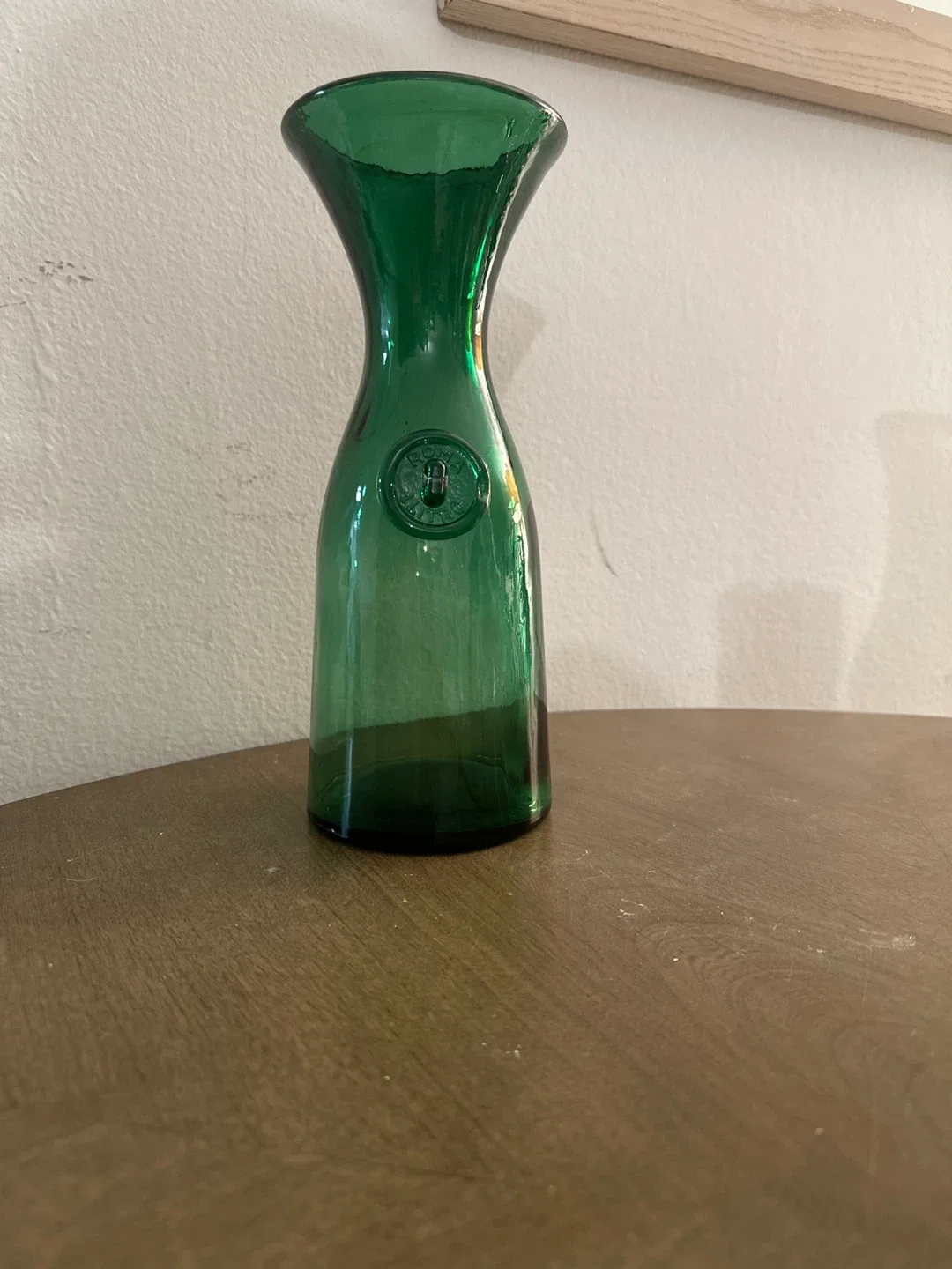 Green Glass Carafe
