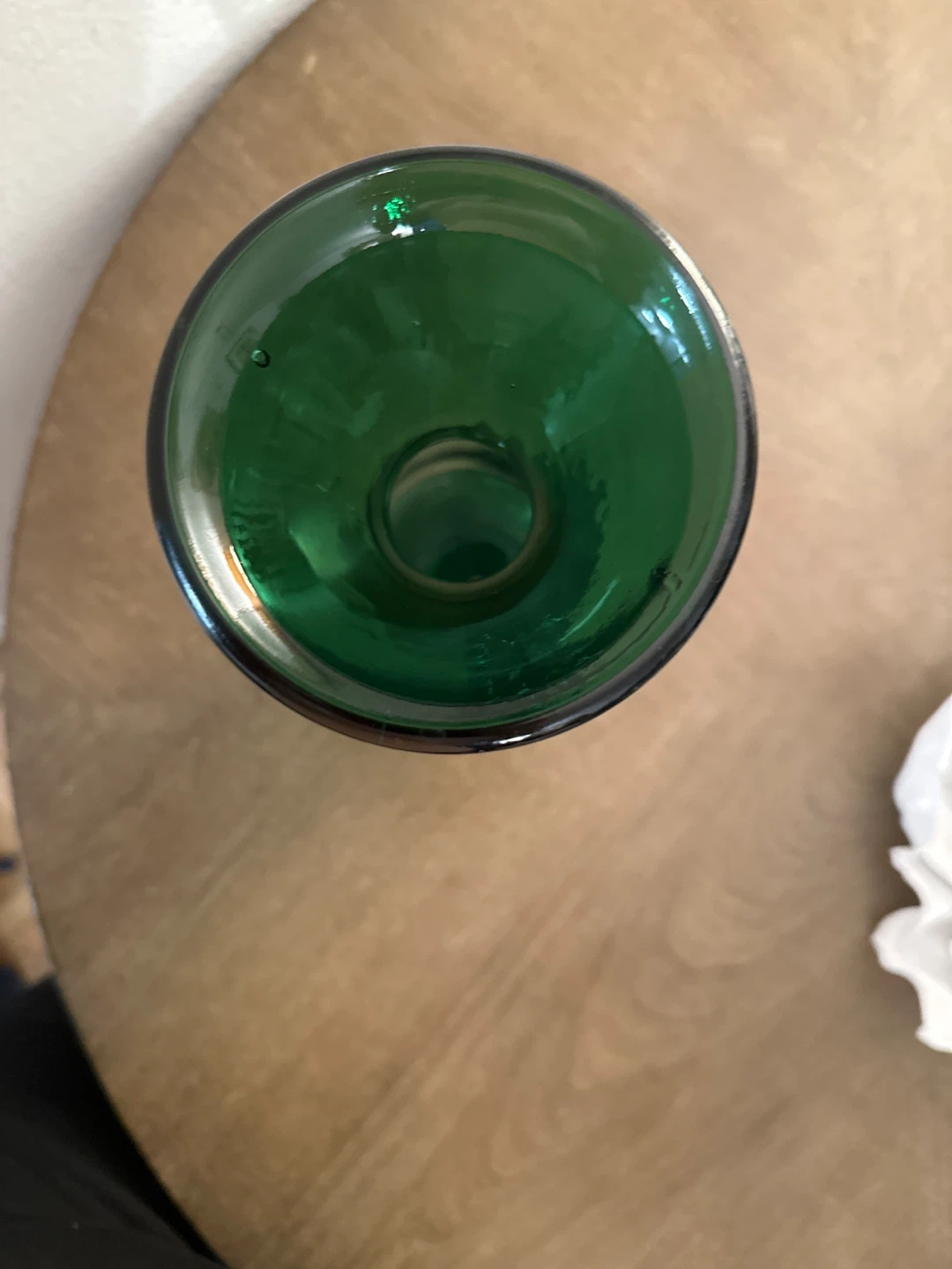 Green Glass Carafe - photo 4