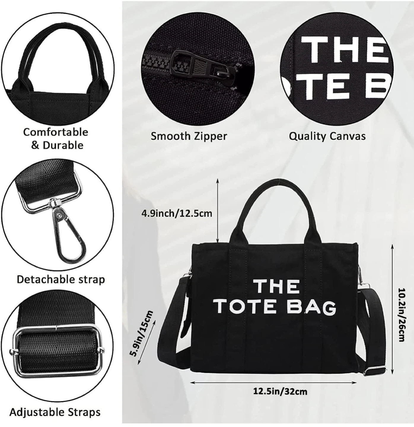 The Tote Bag - Black - Like New! - photo 4