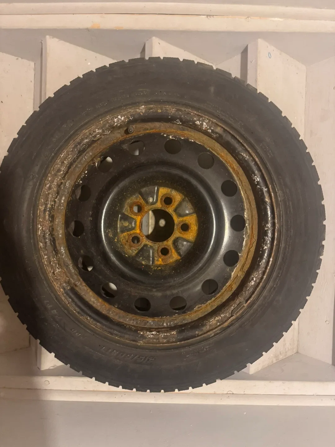 215 60 R17 snow tires on rims