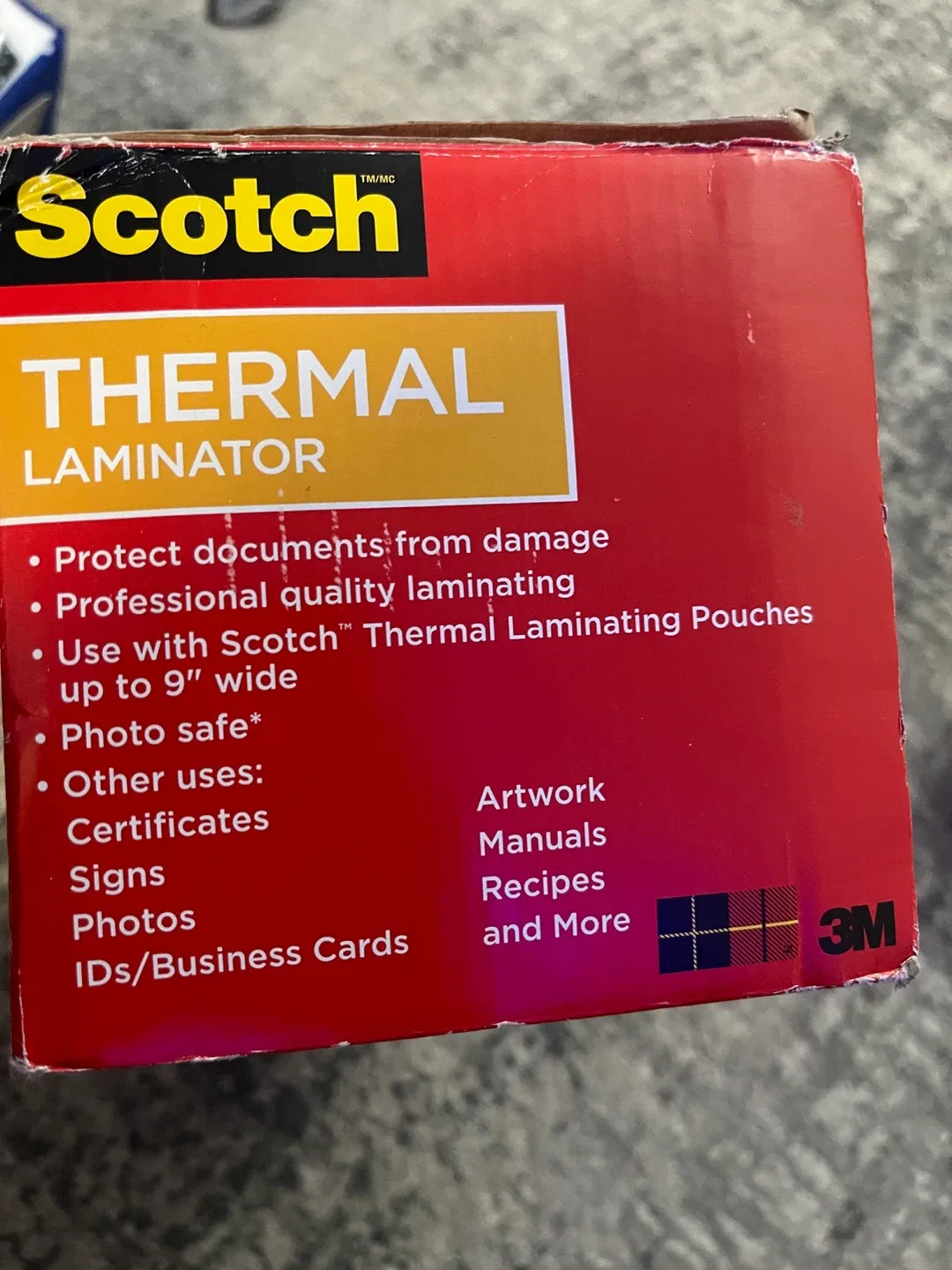 Scotch Thermal Laminator TL902-C with Starter Pouches image indicator(3)