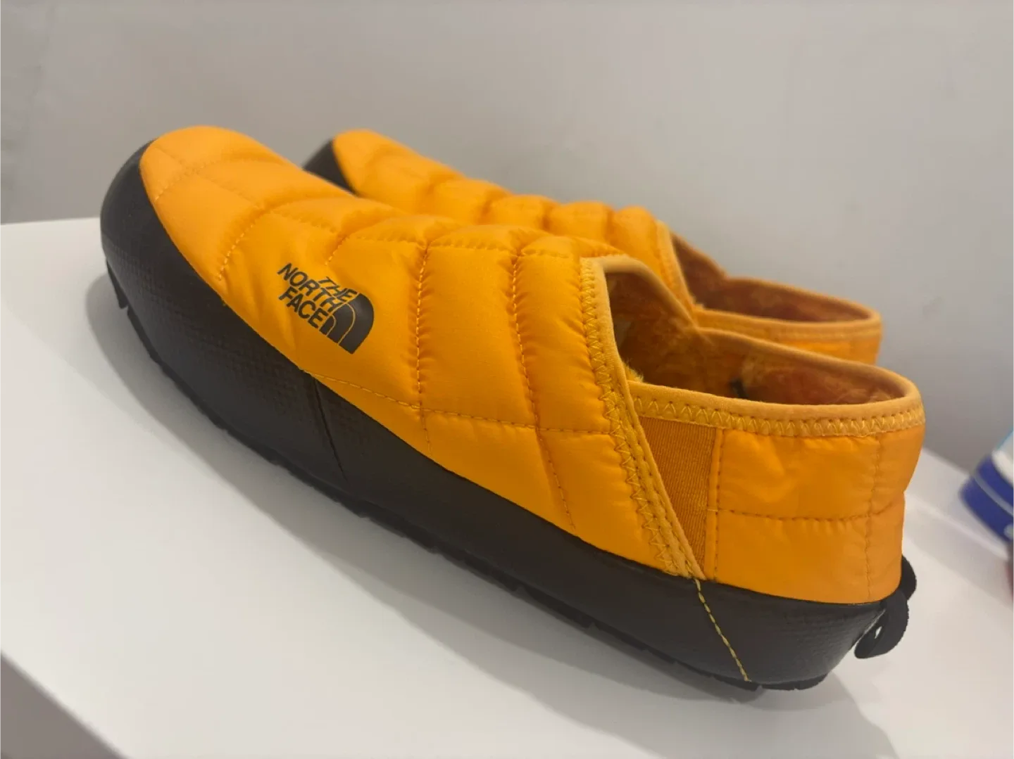 The North Face Yellow ThermoBall slippers