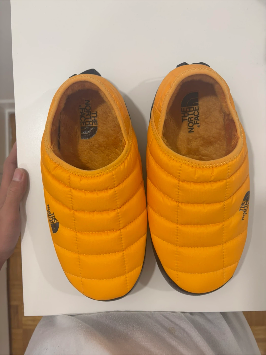 The North Face Yellow ThermoBall slippers - photo 2