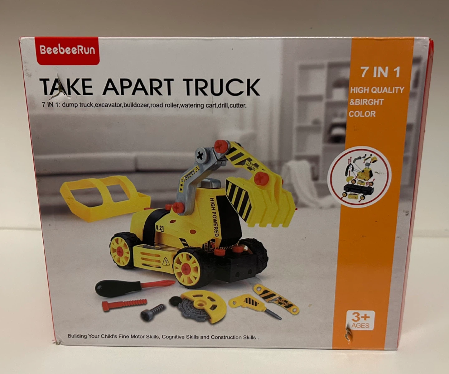 BeebeeRun Take Apart Truck 7 in 1 - New in Box!