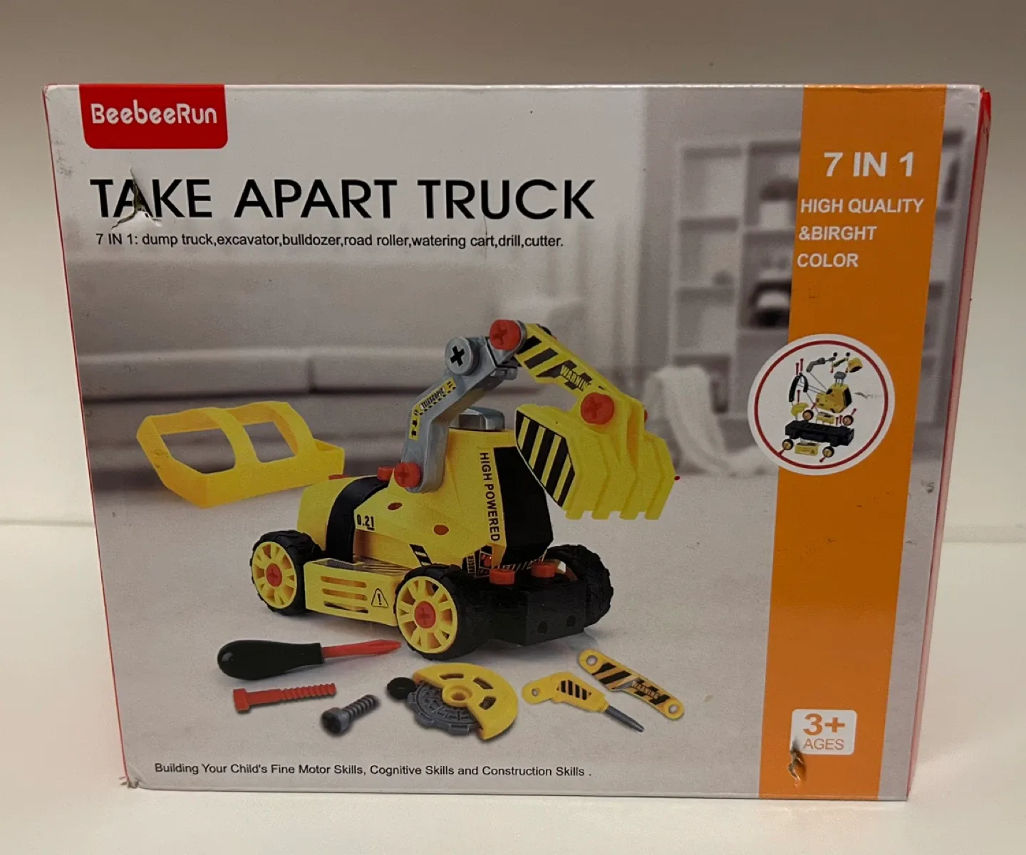 BeebeeRun Take Apart Truck 7 in 1 - New in Box!