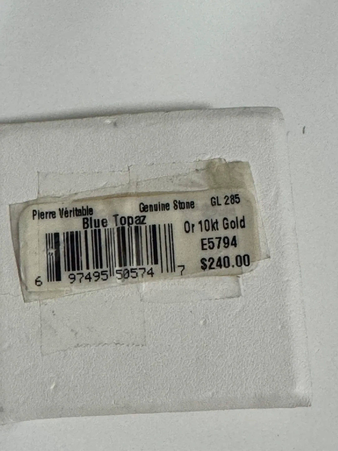 Blue Topaz Necklace & Earring Set image indicator(9)