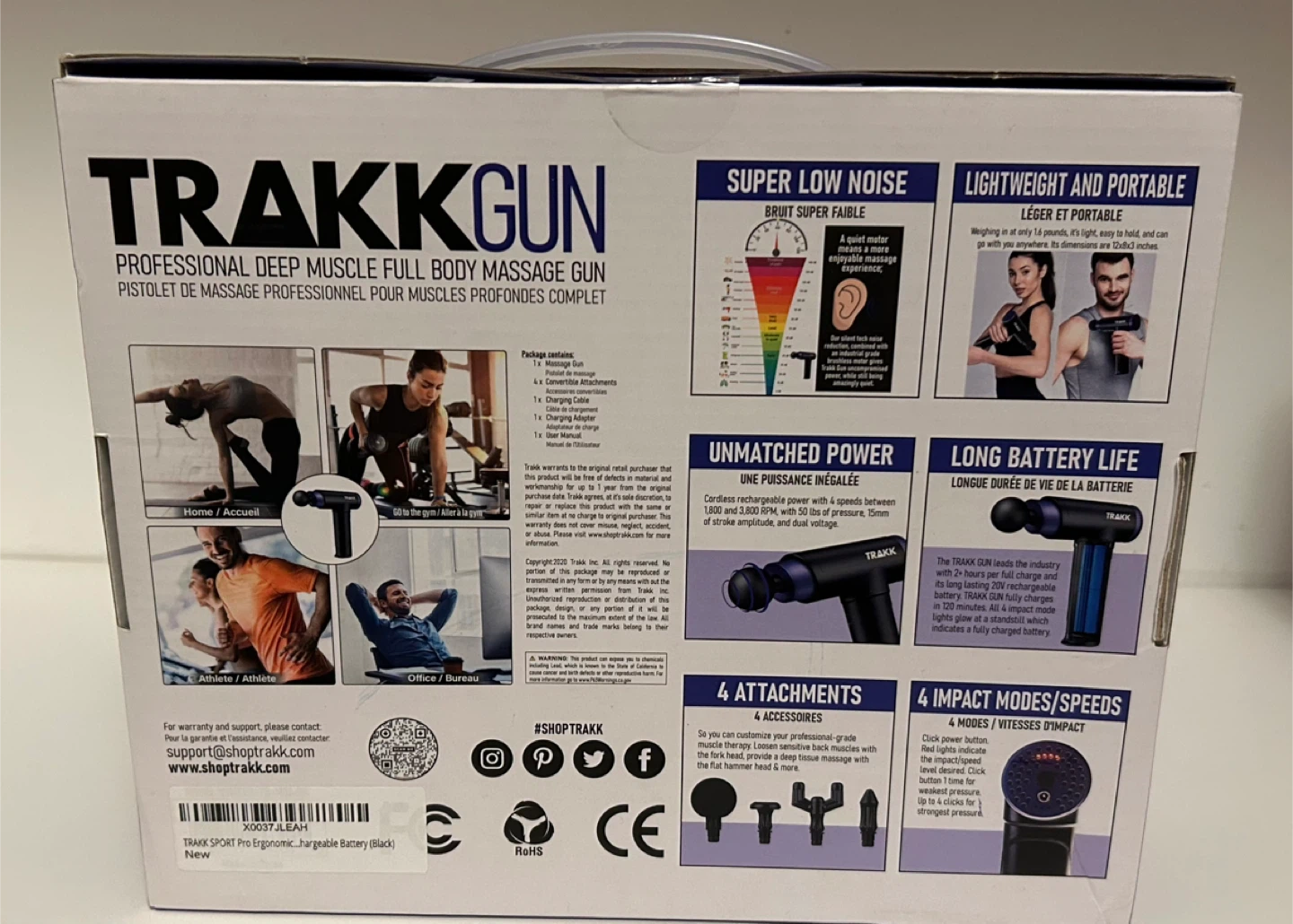 TRAKK Gun Professional Deep Muscle Massage Gun - photo 2
