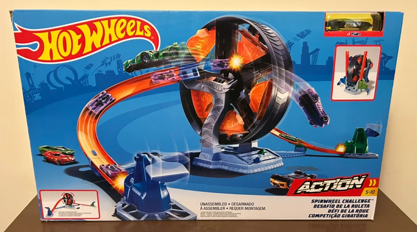 Hot Wheels Spinwheel Challenge Track Set - New