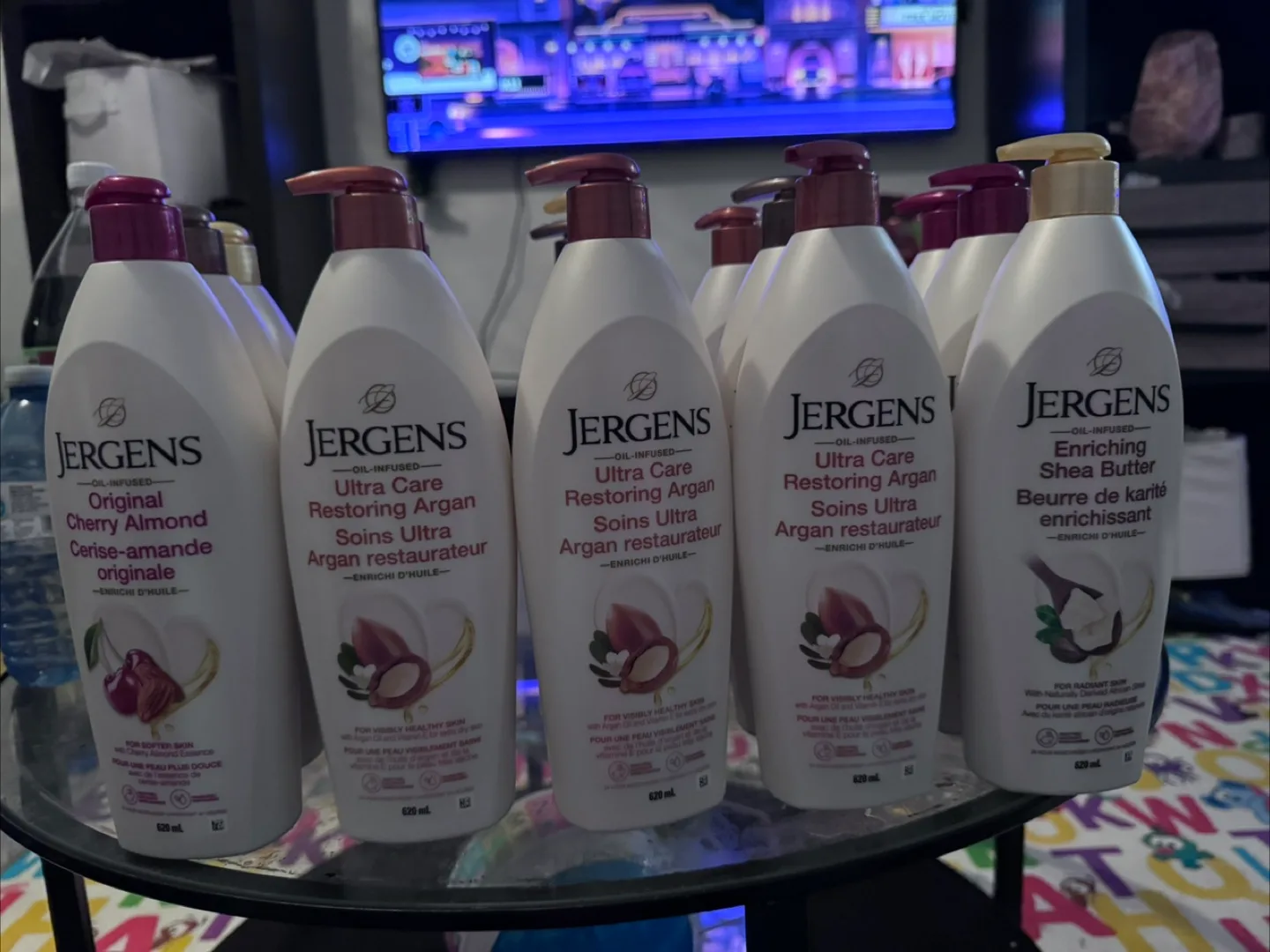 Jergens Lotions: Cherry Almond, Argan, Shea Butter