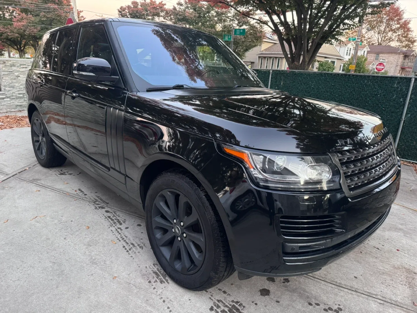 2016 Black Range Rover SUV
