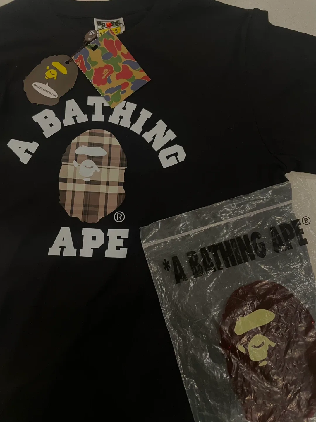 A Bathing Ape (BAPE) Black T-Shirt image indicator(2)