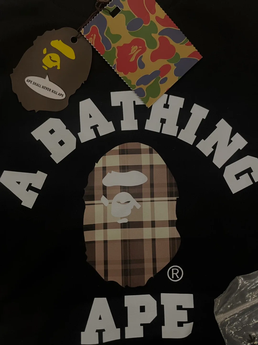 A Bathing Ape (BAPE) Black T-Shirt image indicator(3)