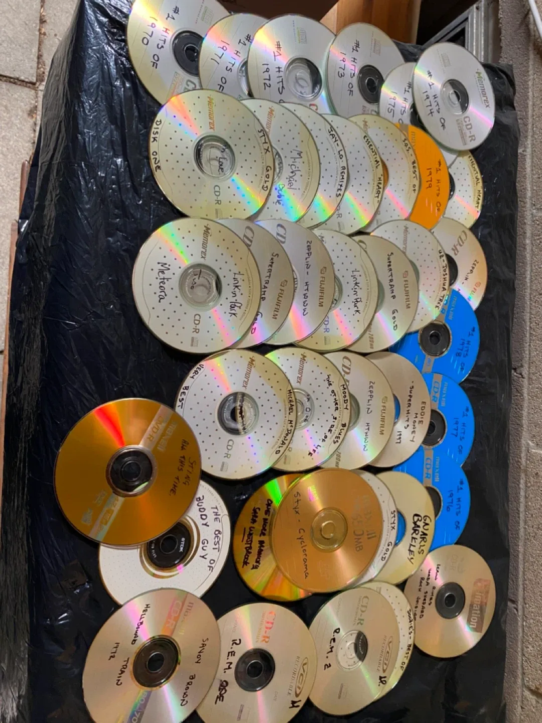 Mixed CDs with Cases (burned copies)