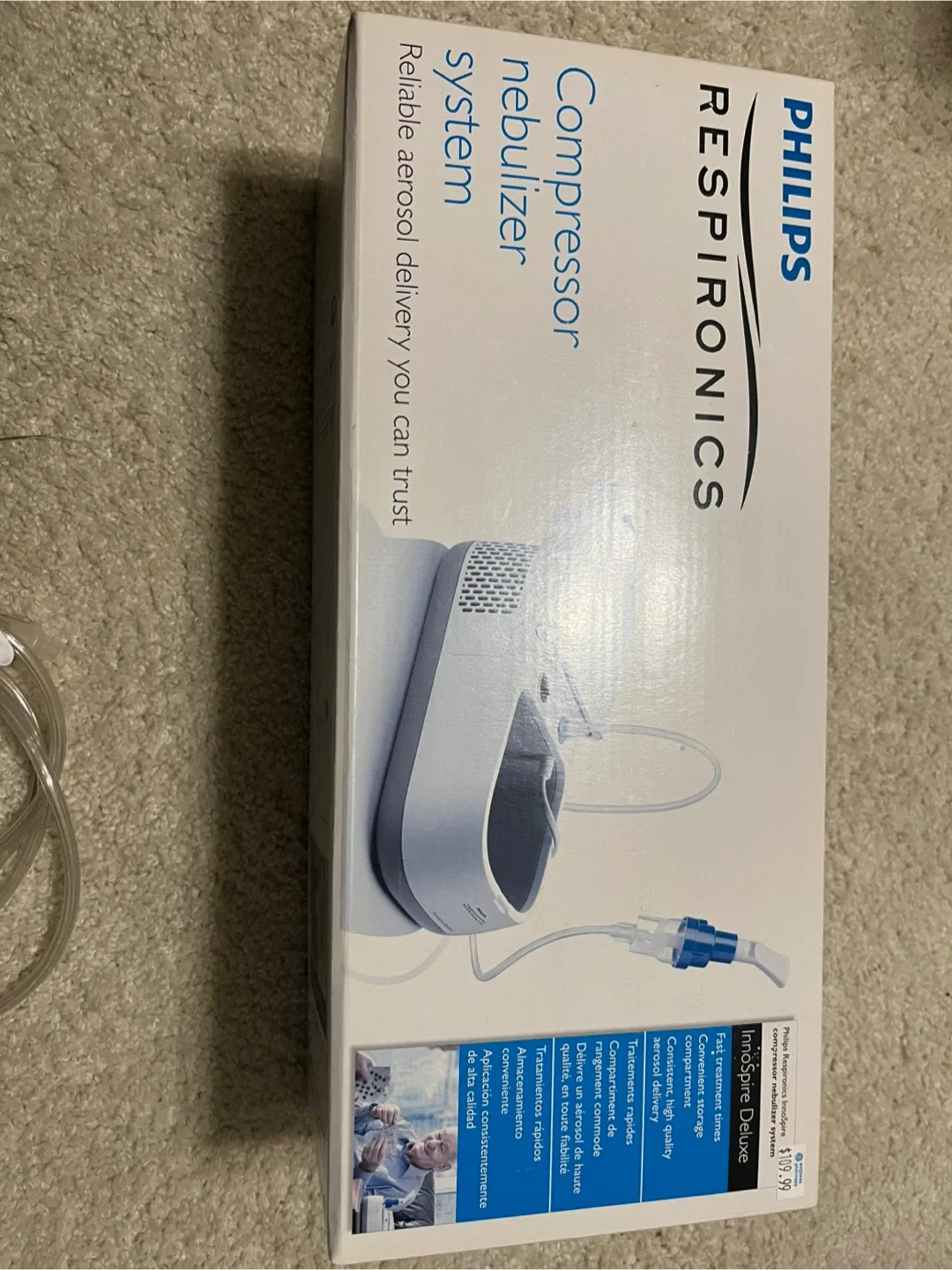 New Philips Respironics InnoSpire Deluxe Nebulizer