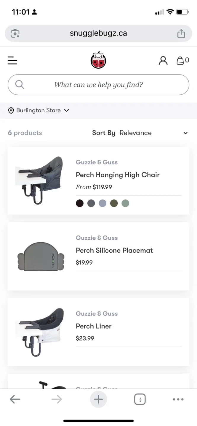 Guzzie+Guss Perch Clip On Table Chair - Red image indicator(6)