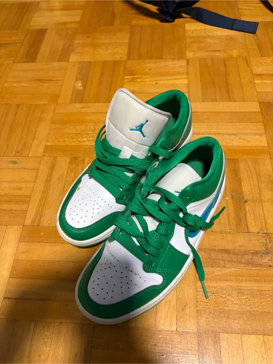 Nike Air Jordan 1 Low Green/White Size 7.5