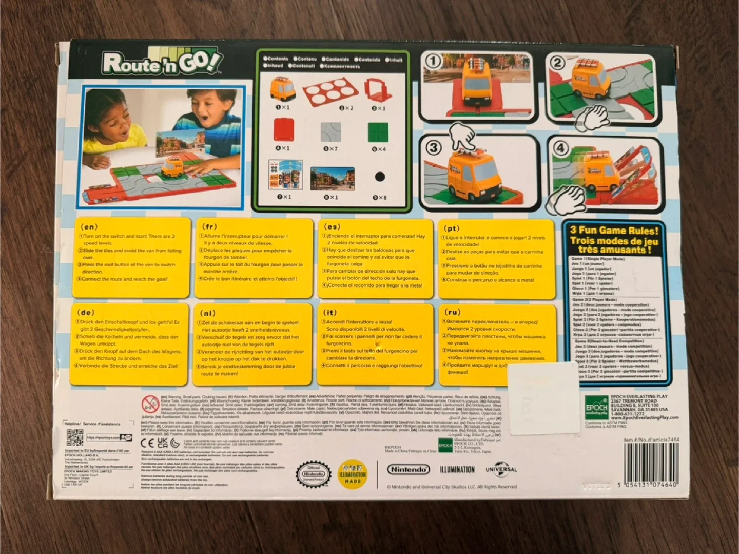 Like New Epoch Super Mario Route 'n Go Puzzle Game image indicator(3)