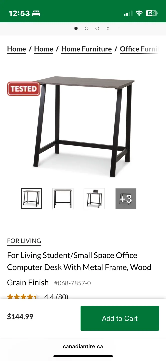 Student/Small Space Desk image indicator(3)