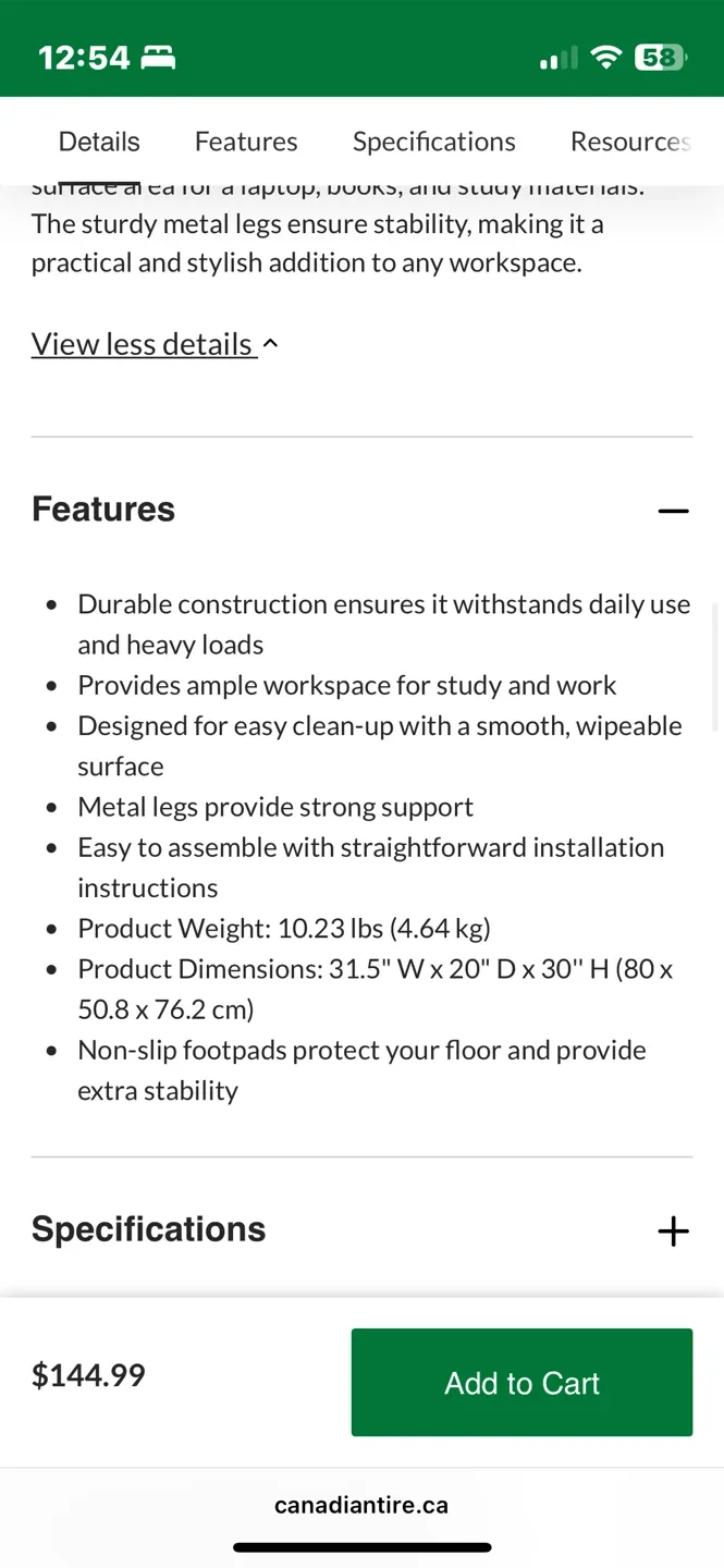Student/Small Space Desk image indicator(5)