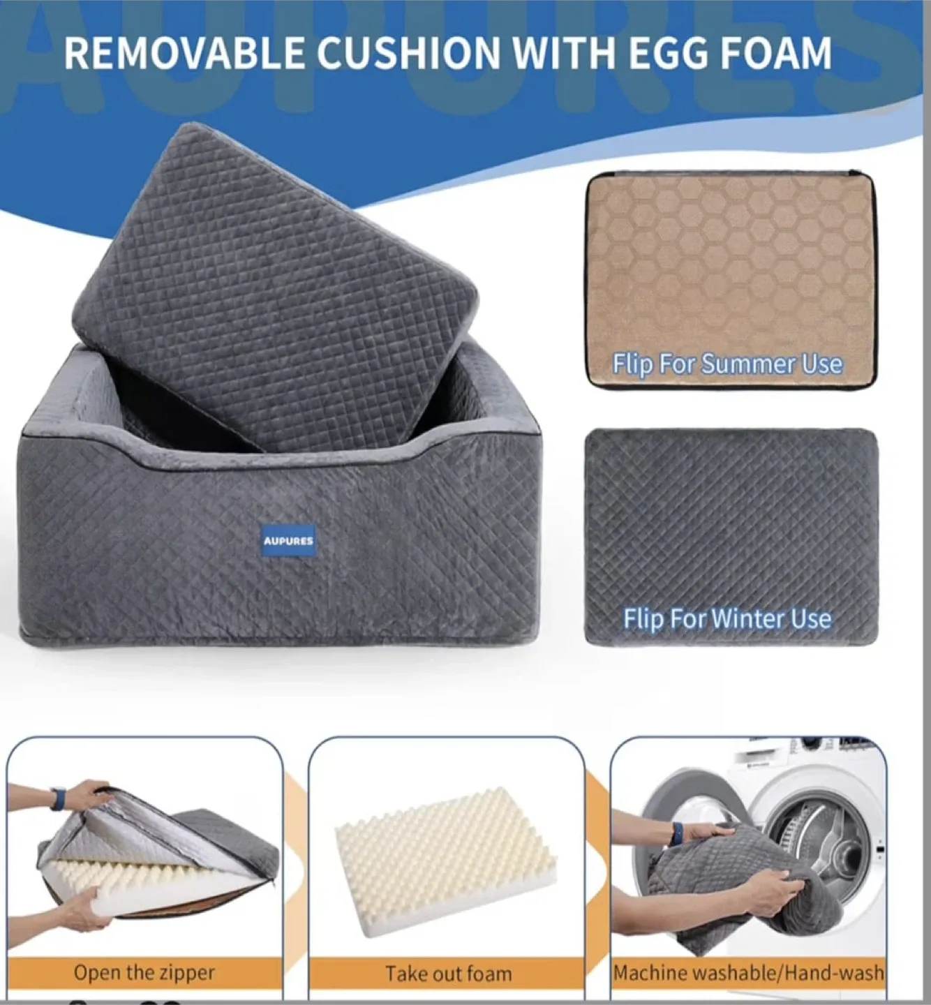 Aupures Dog Car Seat - New! image indicator(3)