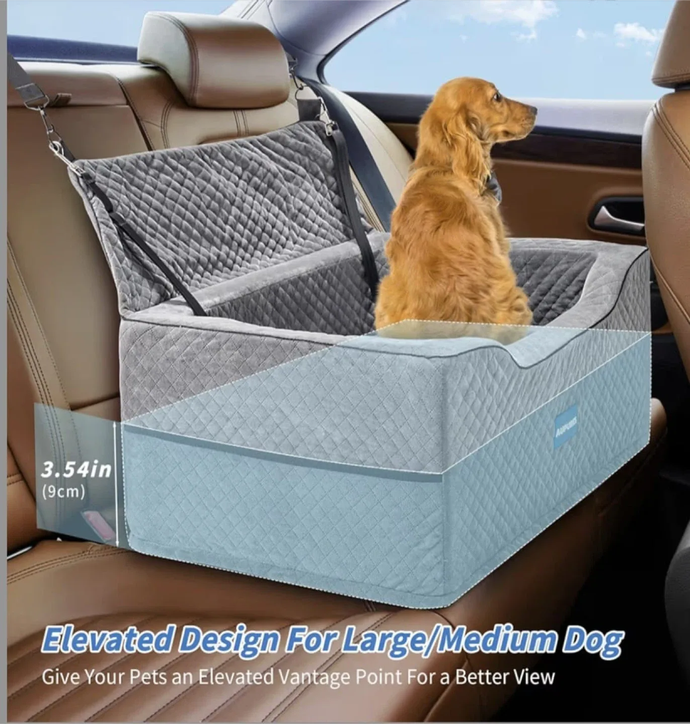 Aupures Dog Car Seat - New! image indicator(7)