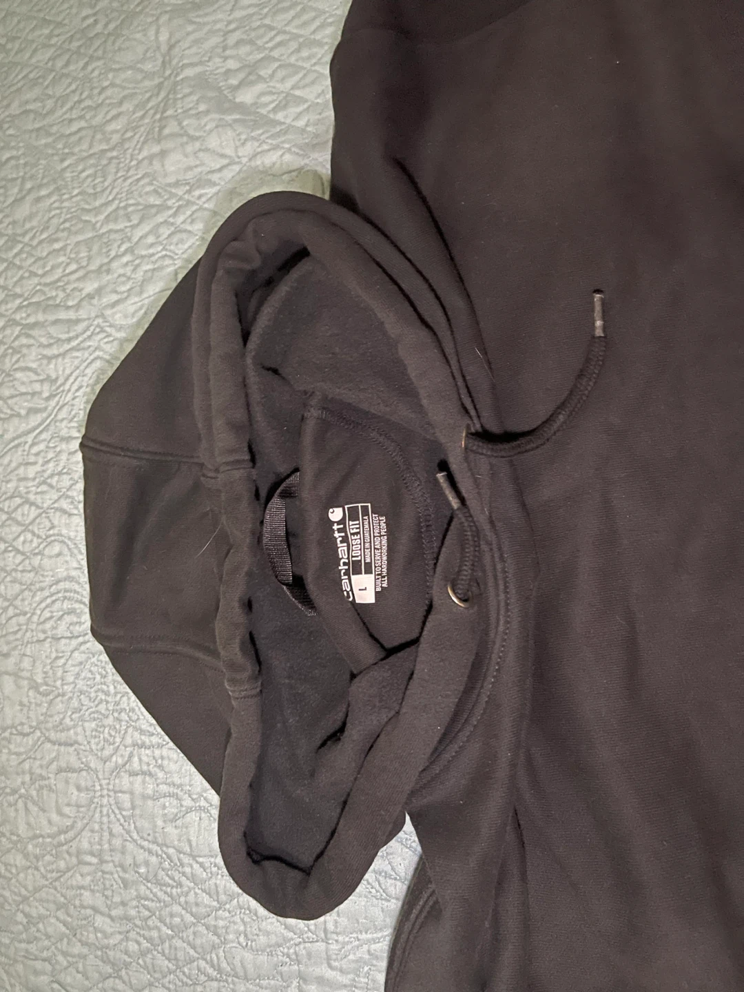 Carhartt Black Hoodie - Size L - photo 5