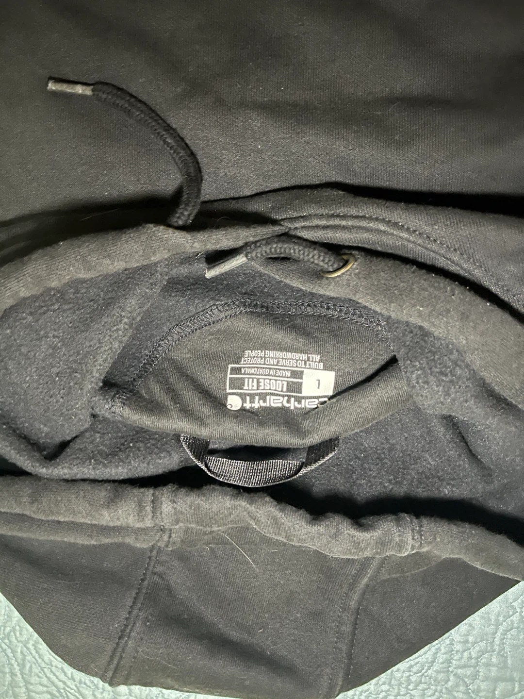 Carhartt Black Hoodie - Size L - photo 4