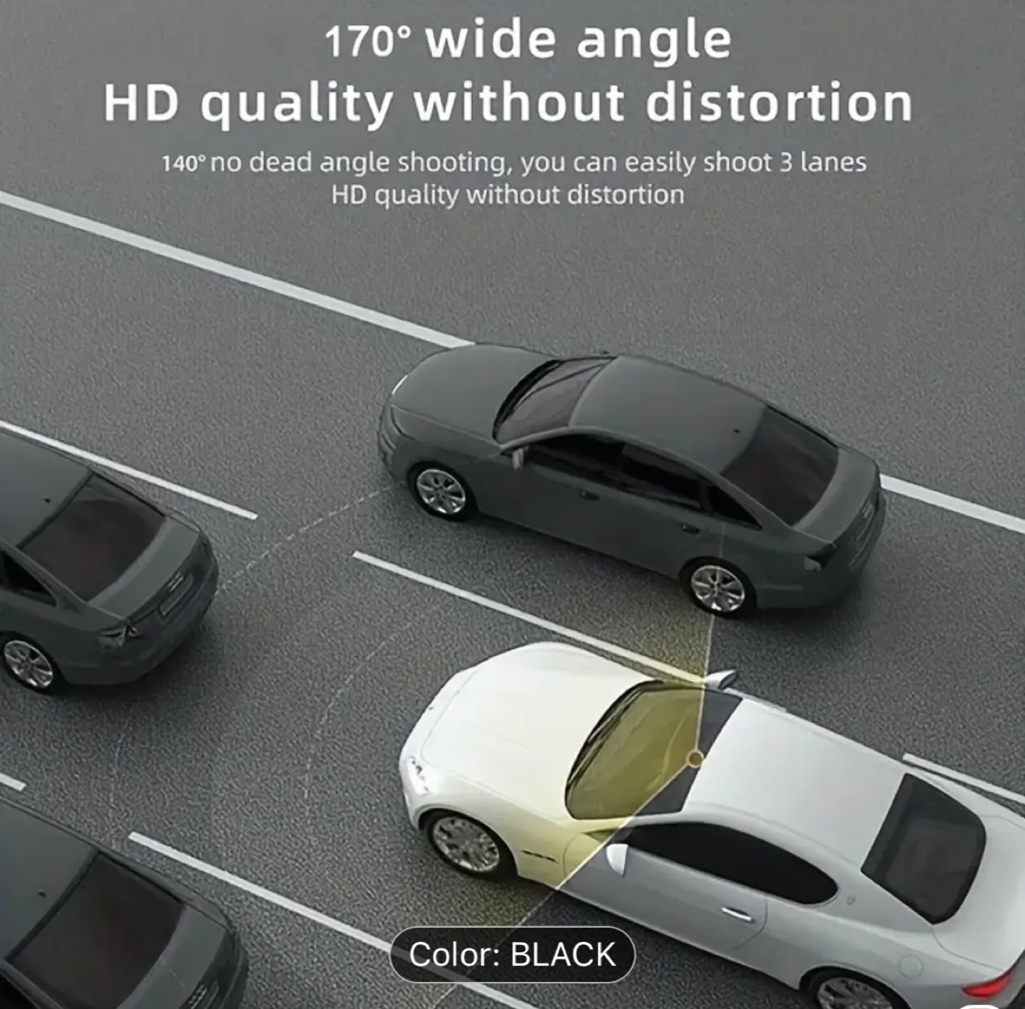 Brand New-Black 1080P Car Dash Cam - New! image indicator(4)