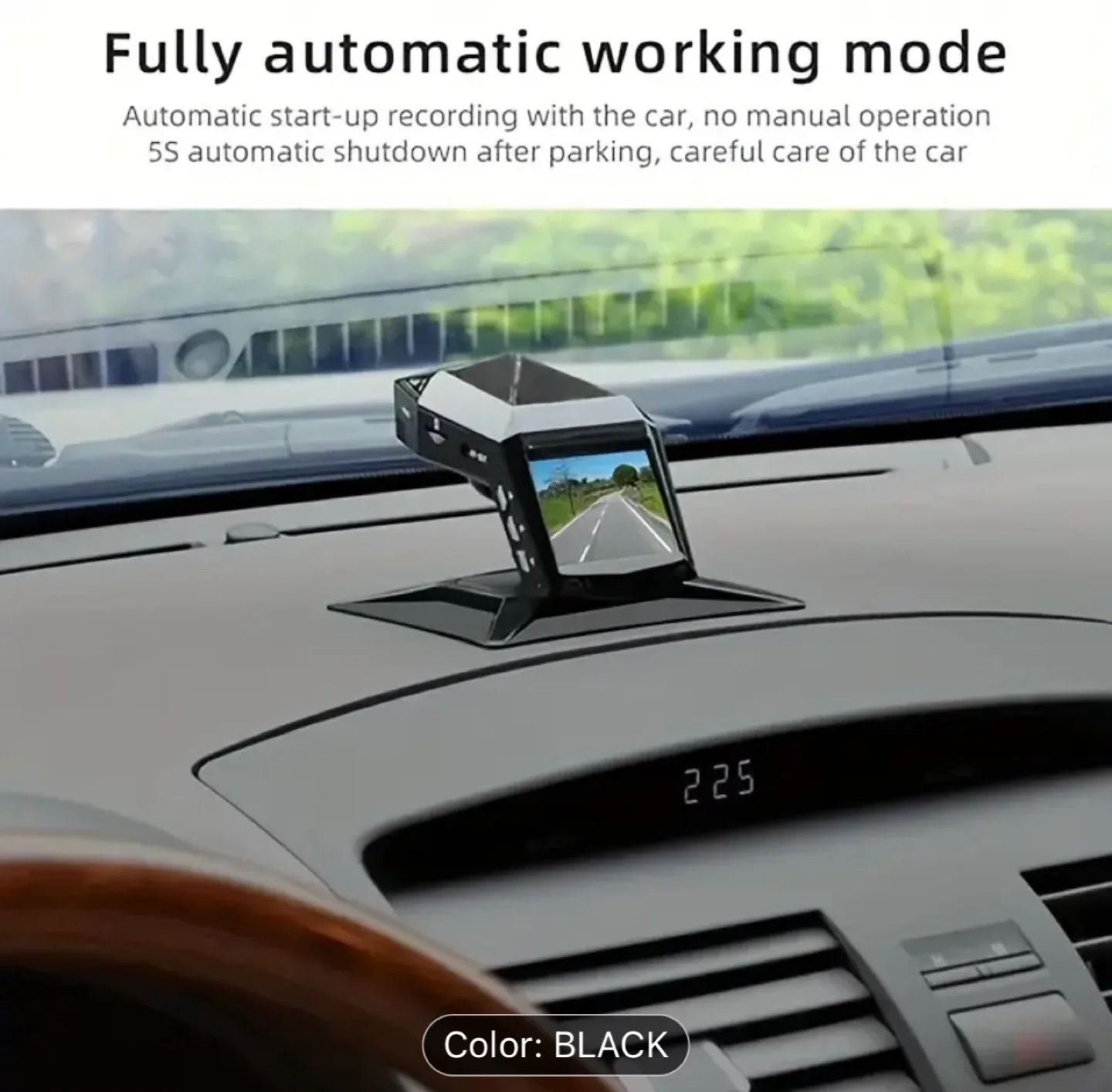 Brand New-Black 1080P Car Dash Cam - New! image indicator(7)