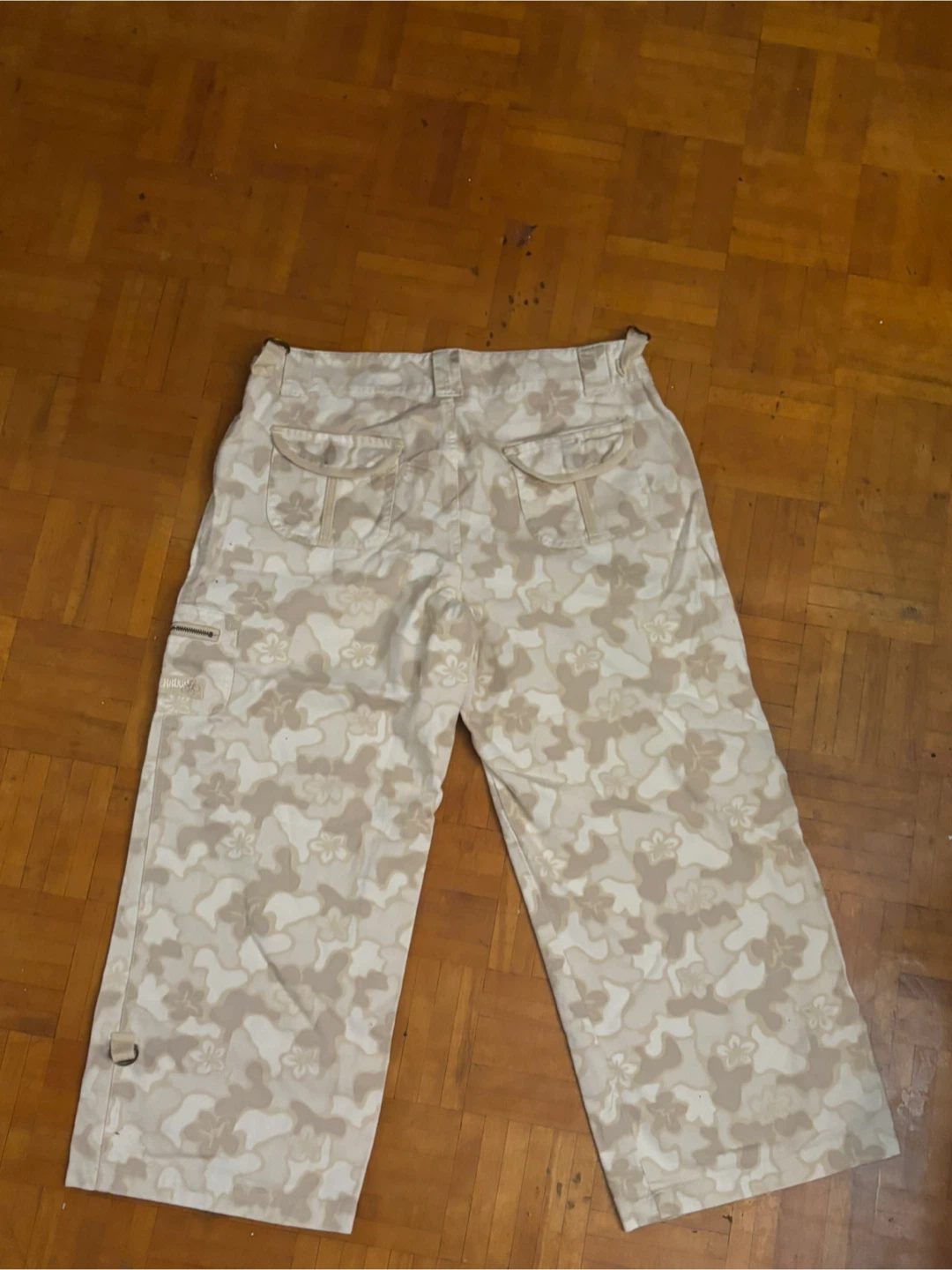 Y2K Powder Room size 5 Floral Capri Pants - photo 2