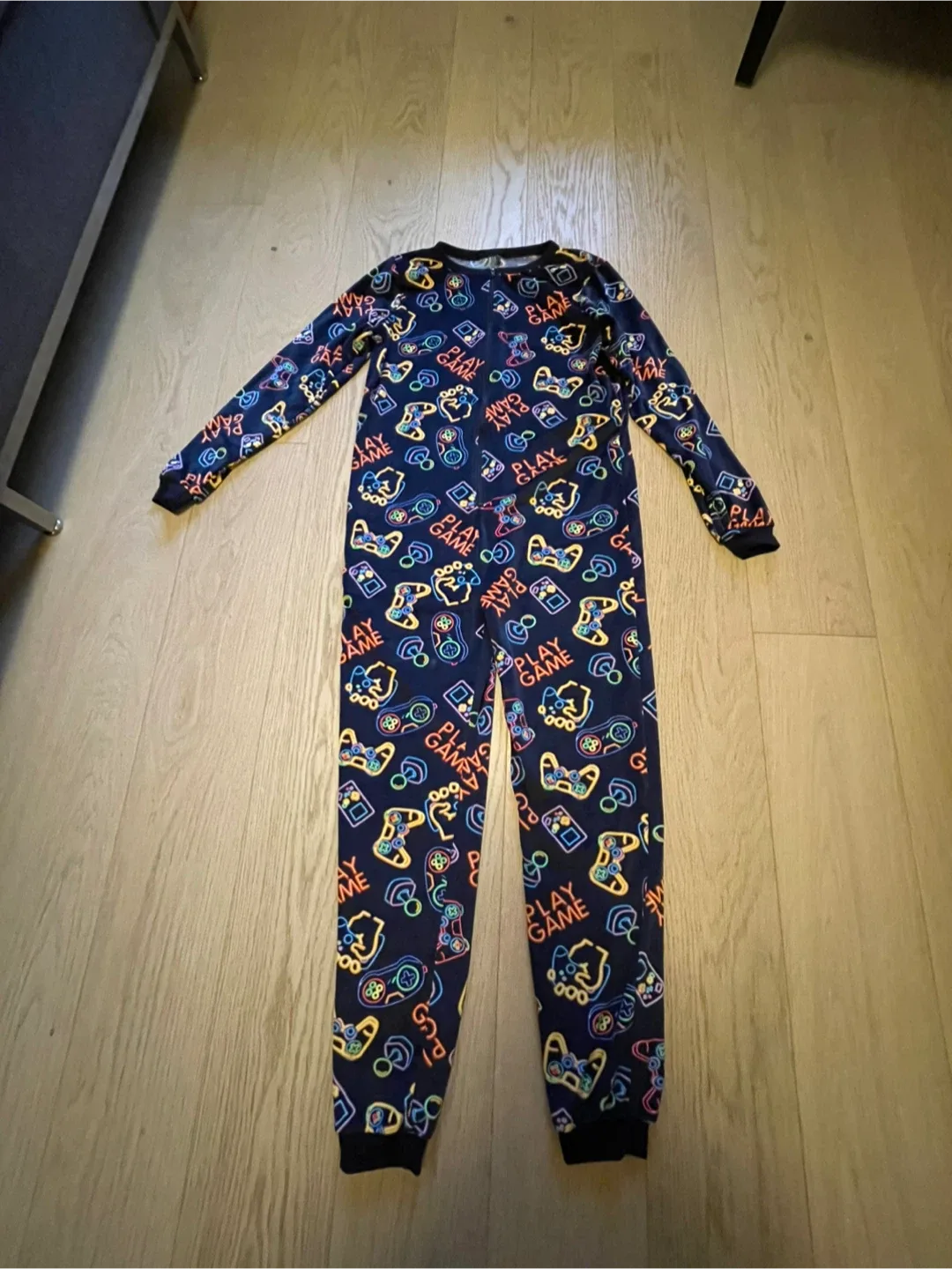 Kids' George size 10-12 Game Controller Print Onesie