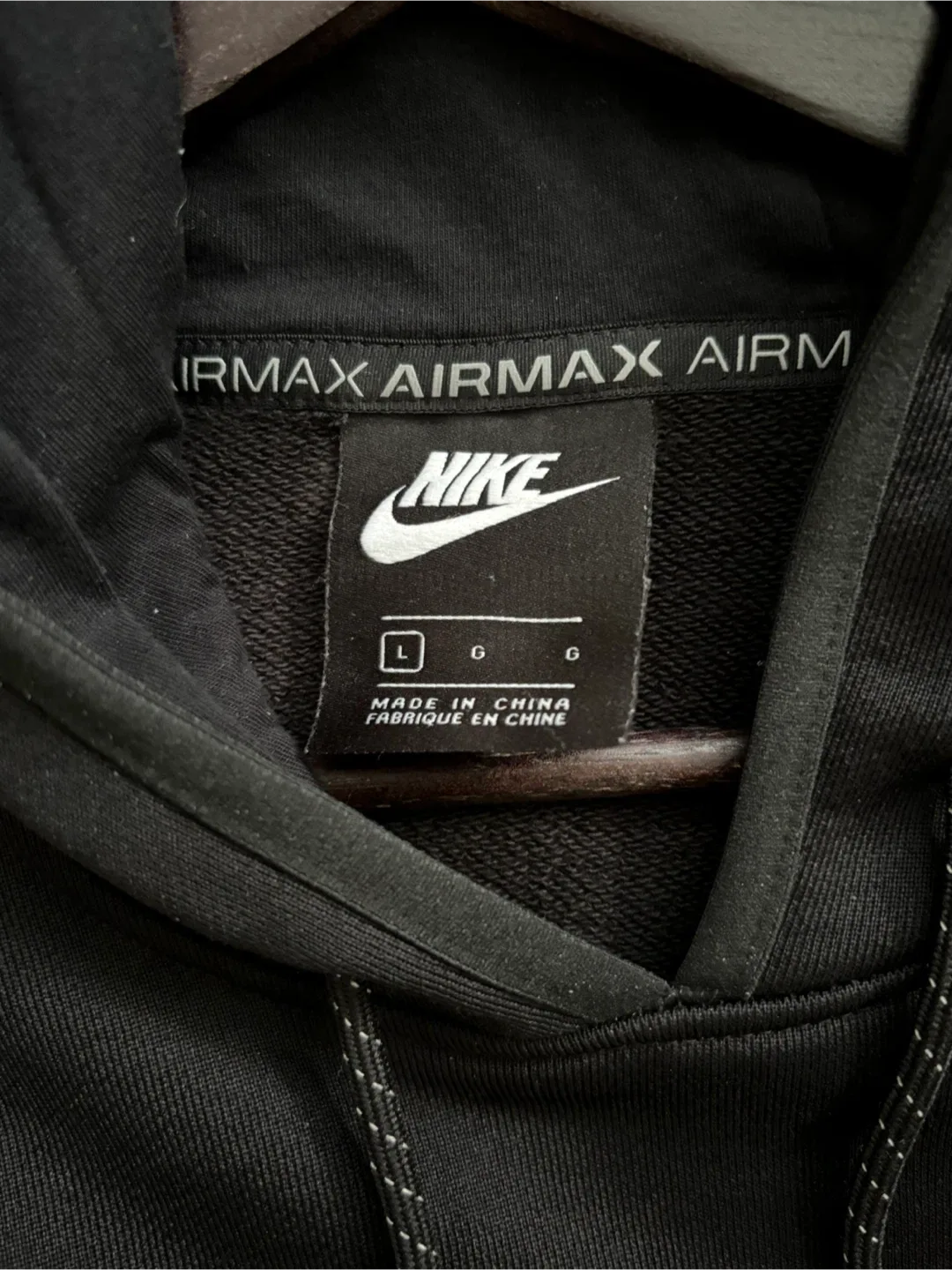 Nike Hoodie Nike Air Max Black Hoodie image indicator(5)